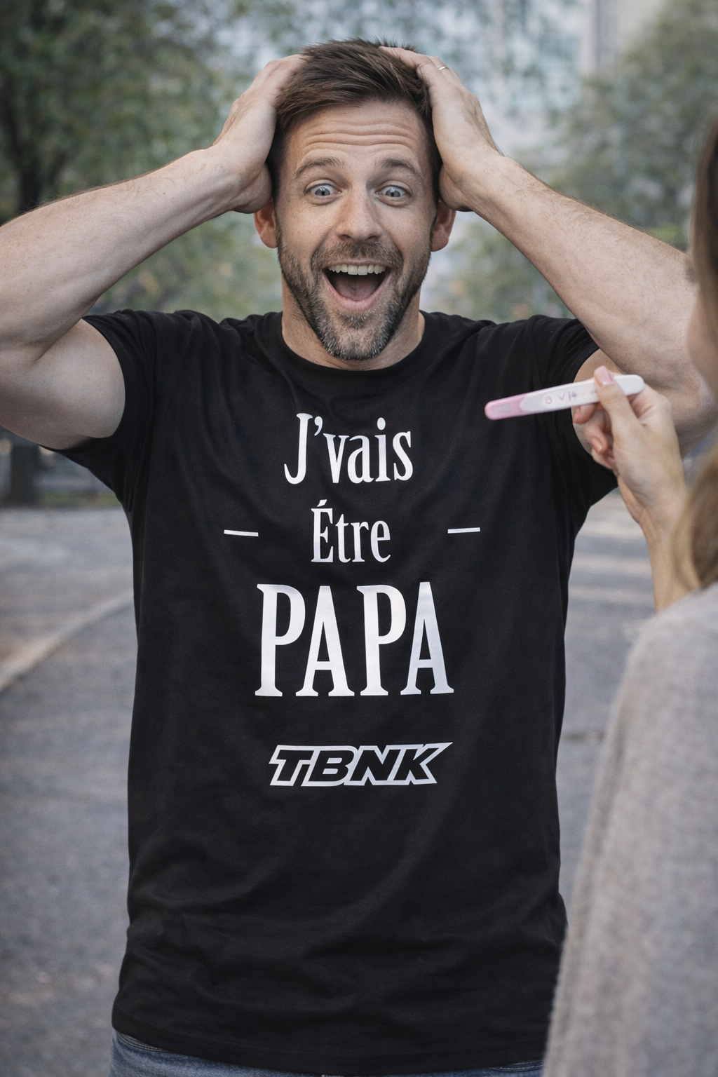 T-SHIRT JE VAIS ETRE PAPA TBNK!