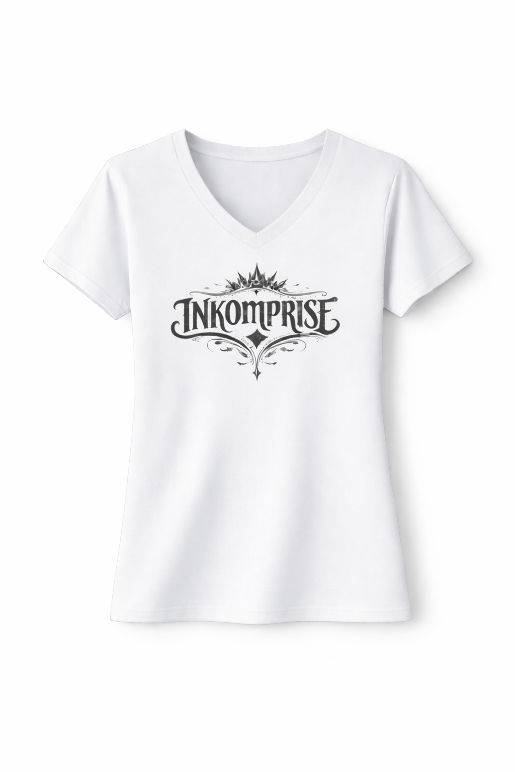 T-Shirt Col en V Édition INKOMPRISE