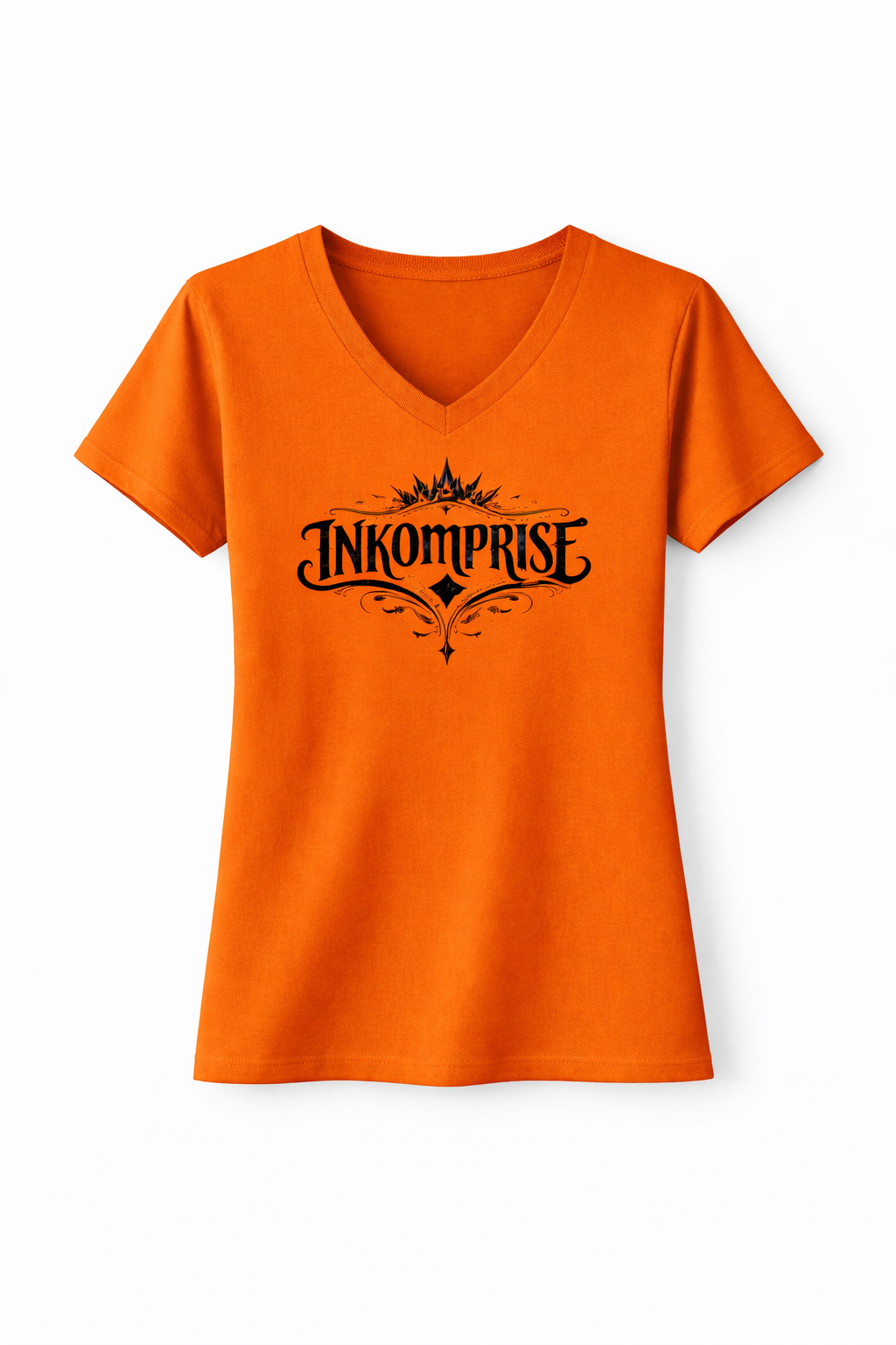 T-Shirt Col en V Édition INKOMPRISE