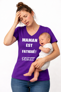 T-shirt Maman est fatiguée – TBNK cadeau fête des mères Québec