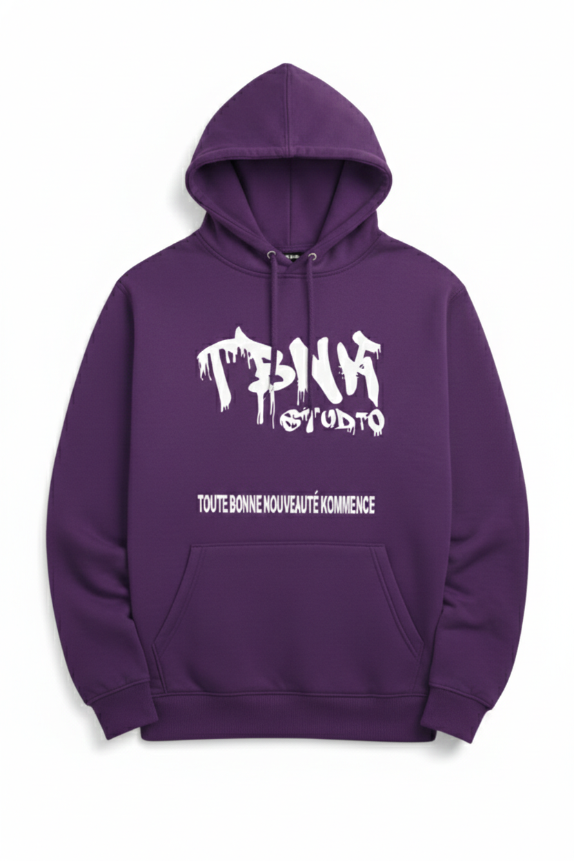 Hoodie Toute Bonne Nouveauté Kommence!