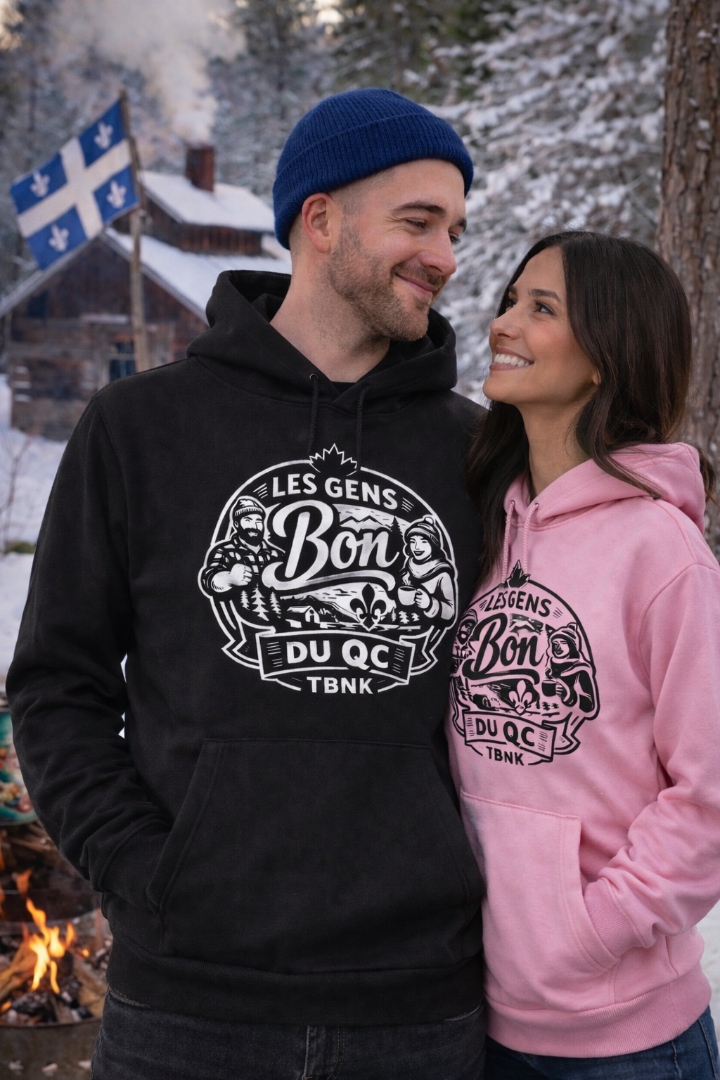 Hoodie LES GENS BONS DU QC TBNK