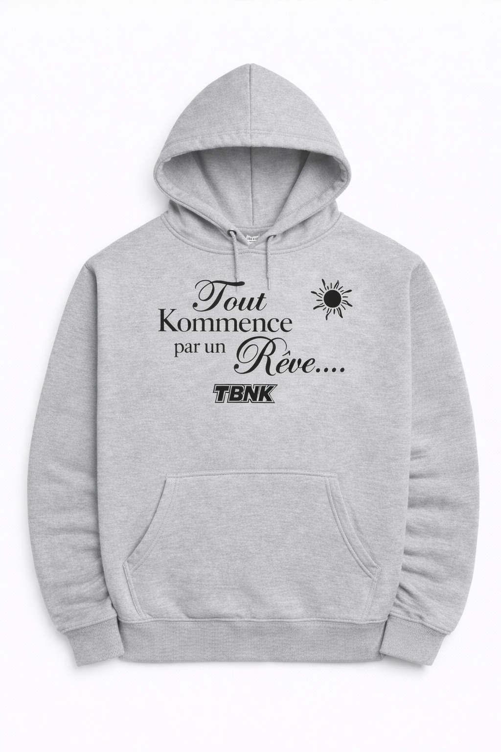 Hoodie Tout Kommence par un Rêve – TBNK 💜