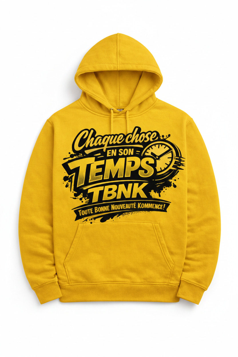 Hoodies Chaque chose en son temps TBNK