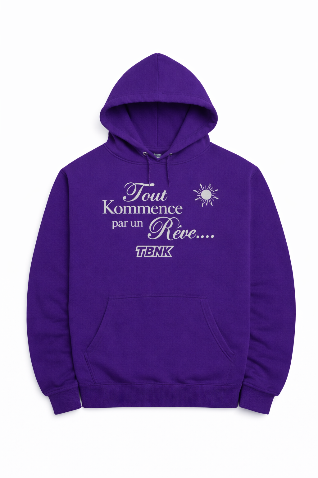 Hoodie Tout Kommence par un Rêve – TBNK 💜