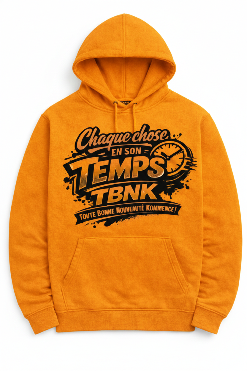 Hoodies Chaque chose en son temps TBNK