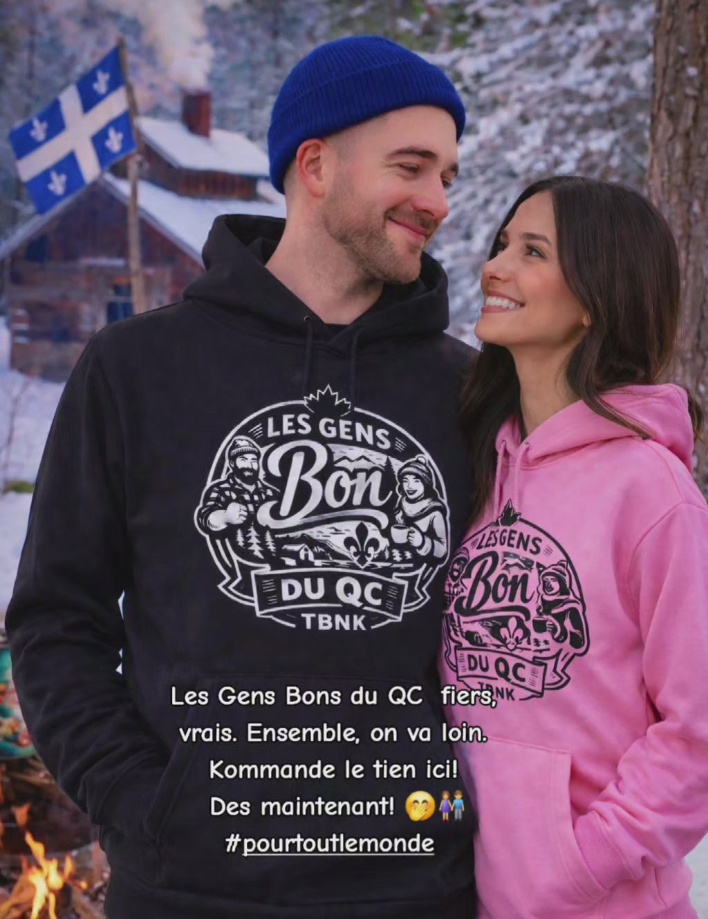 Hoodie LES GENS BONS DU QC TBNK